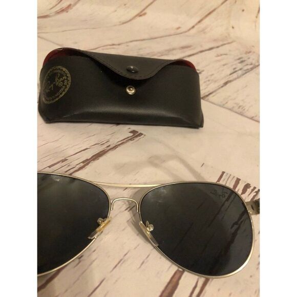 Ray-Ban Black Metal Sunglasses aviator - Picture 3 of 7